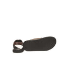 Brown Woven Cowhide Men's Sandals
