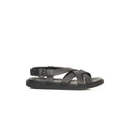 Woven Cowhide Leather Men's Sandals