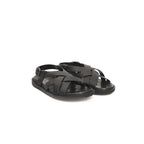 Woven Cowhide Leather Men's Sandals