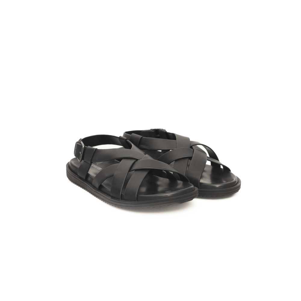 Woven Cowhide Leather Men's Sandals