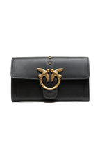 Black Silk-Touch Leather Mini Love Bag