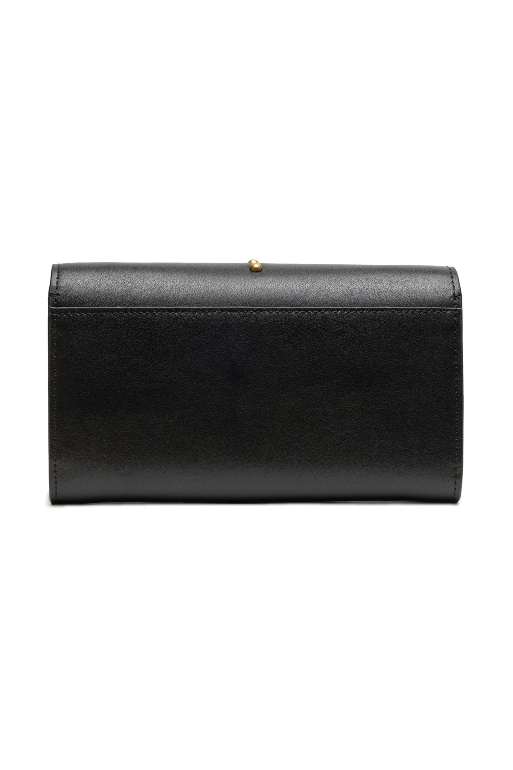 Black Silk-Touch Leather Mini Love Bag