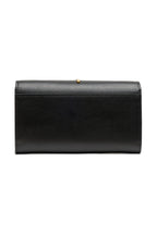 Black Silk-Touch Leather Mini Love Bag