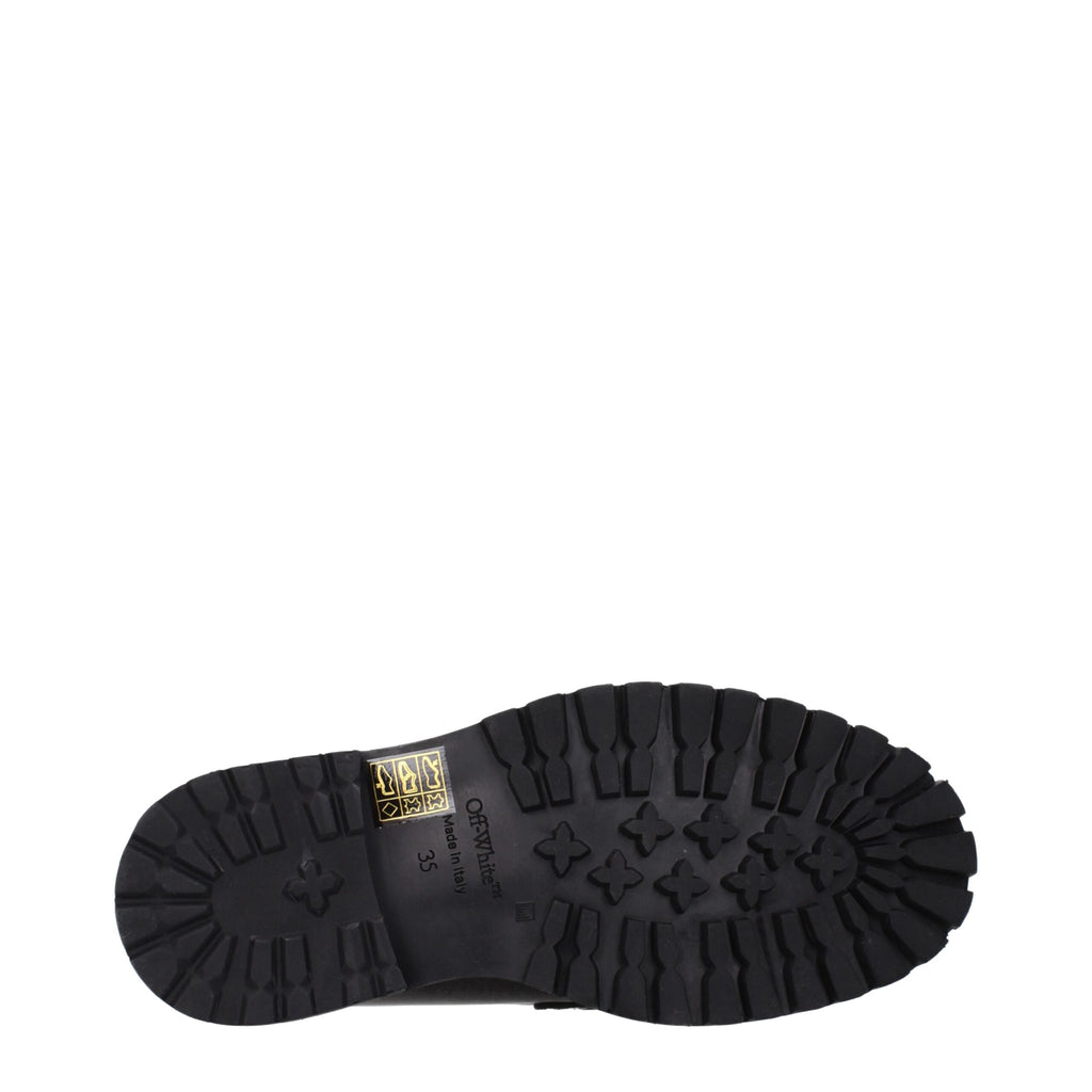 Black Leather Slip-On Loafers