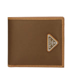 Brown Premium Woven Fabric Wallet