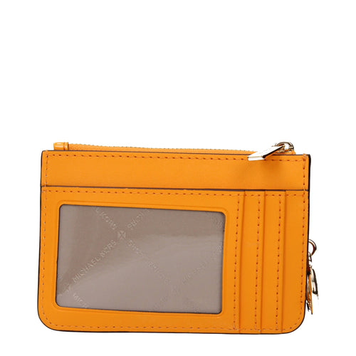 Orange Patent Leather Coin Purse