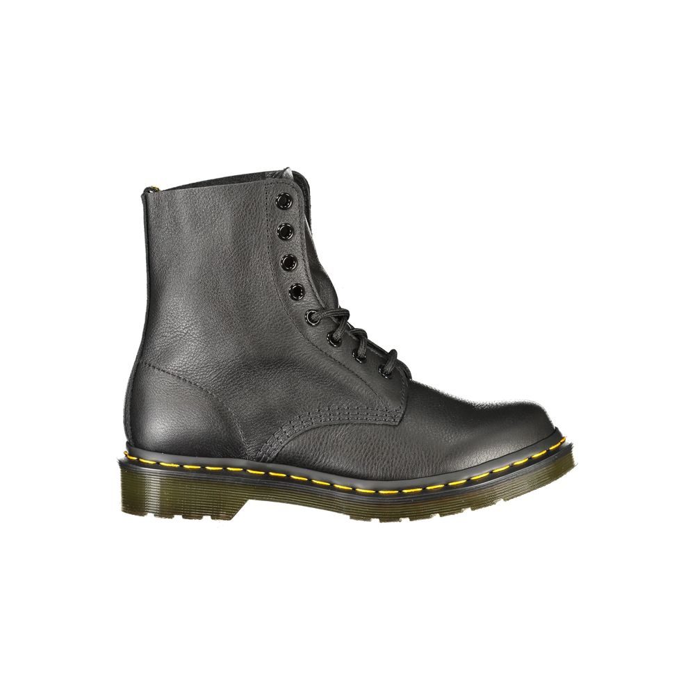 Pascal Virginia Black Leather Ankle Boots