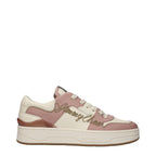 Pink Leather Florent Low Top Sneakers