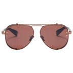 Multicolor Stainless Steel Sunglasses