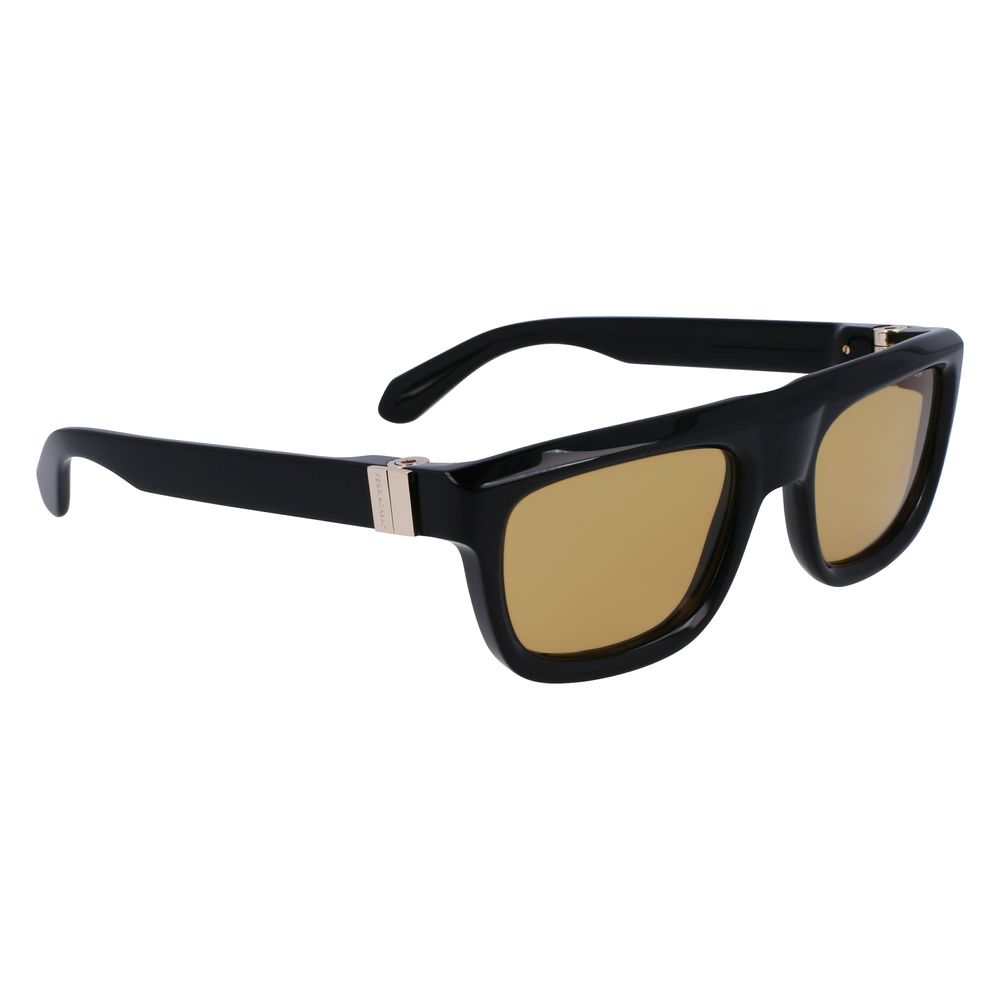 56mm Sf2009S-011 Black Acetate Sunglasses