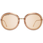 Brown Metal Sunglasses