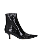 Patent Leather Ankle Boots