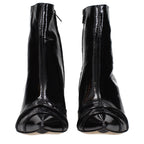 Patent Leather Ankle Boots