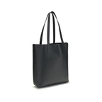 Black Calf Leather Shoulder Bag