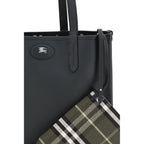 Black Calf Leather Shoulder Bag