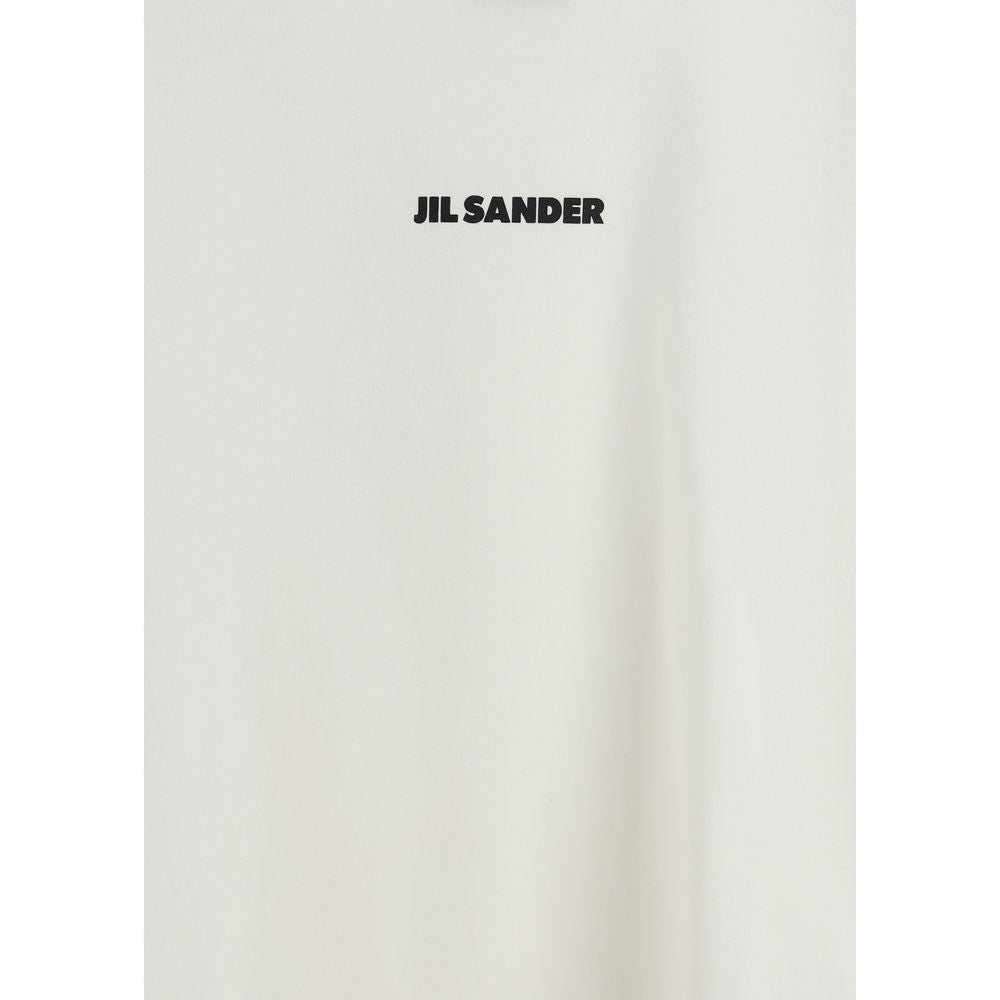 Beige Cotton Crew Neck T-Shirt