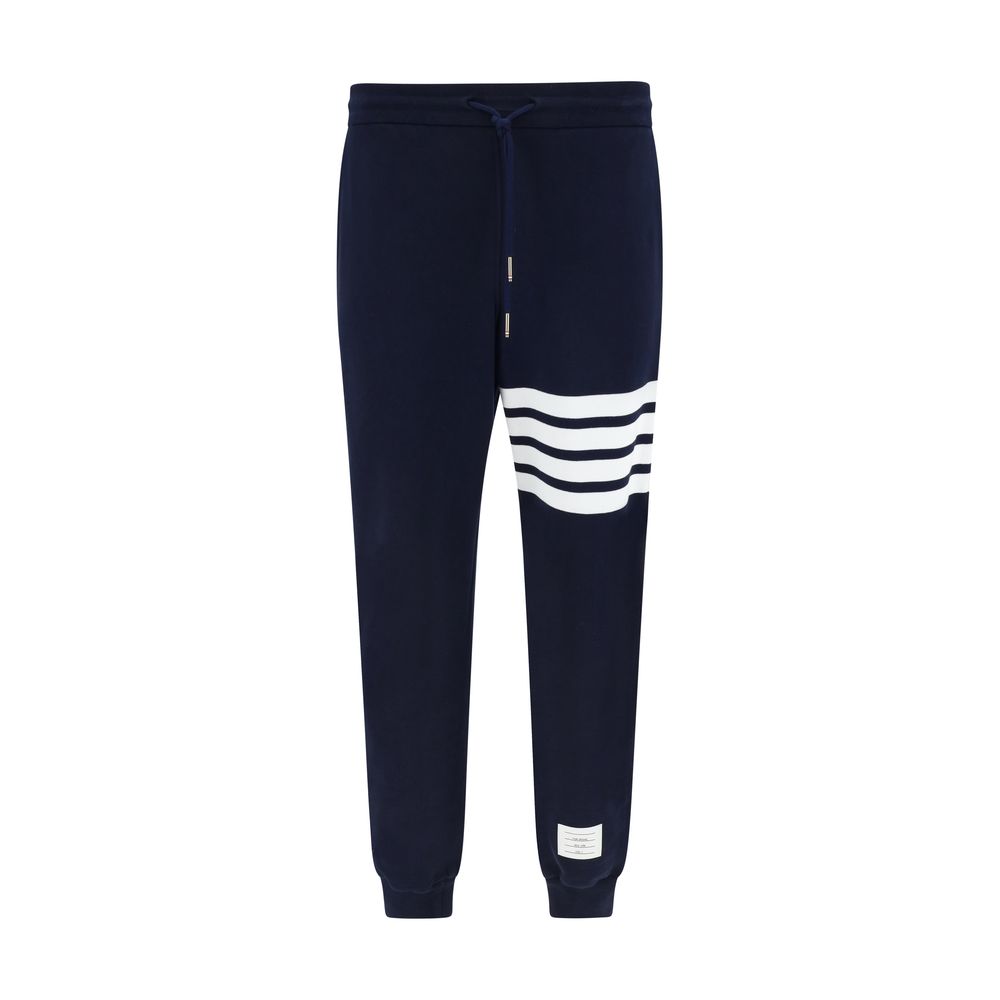 Blue Cotton Sweatpants