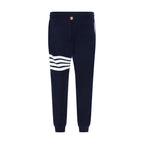 Blue Cotton Sweatpants
