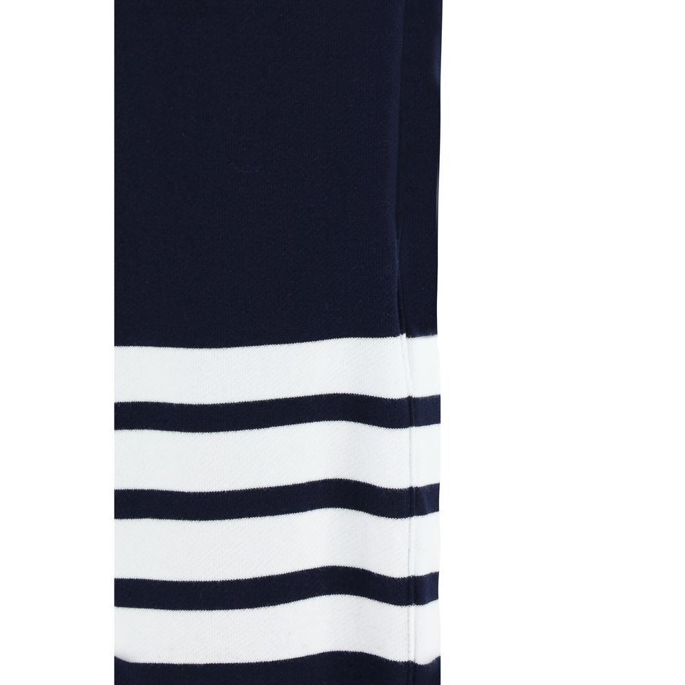 Blue Cotton Sweatpants