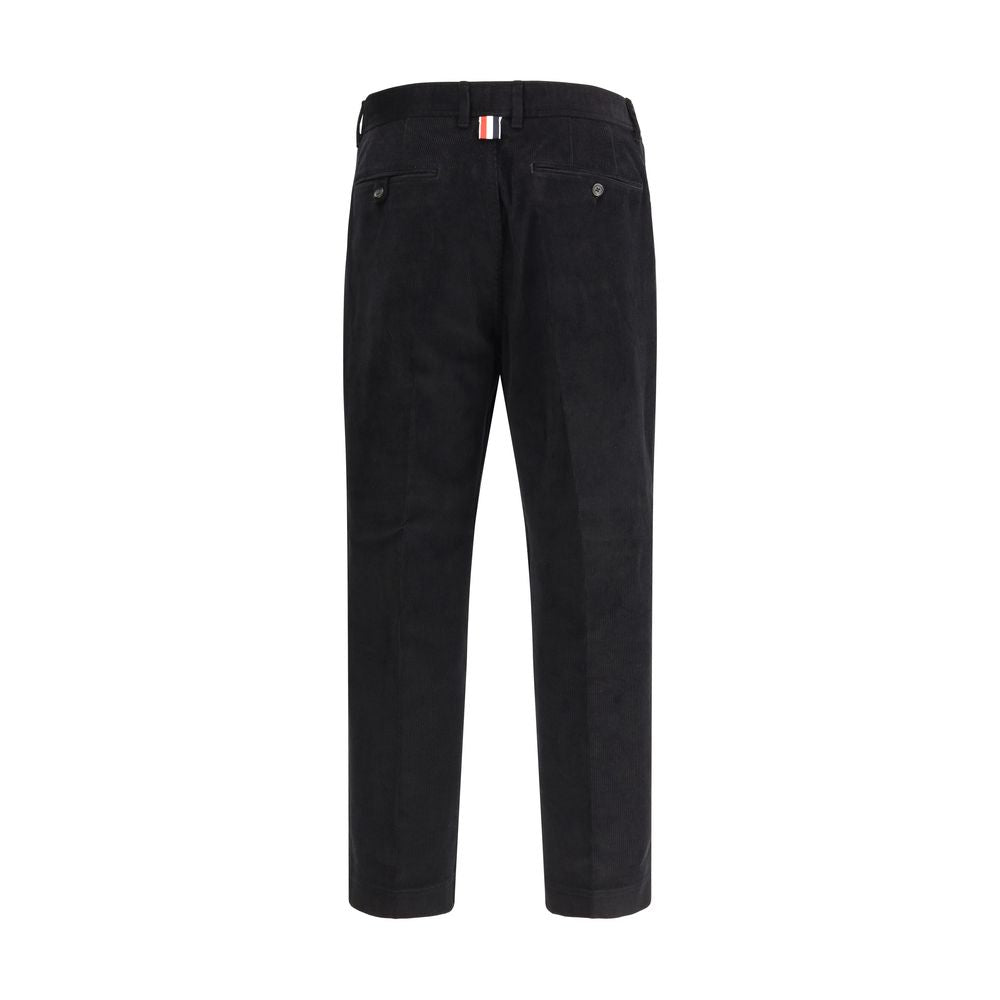 Structured Corduroy Chino Trousers