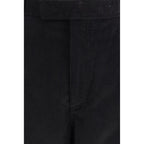 Structured Corduroy Chino Trousers