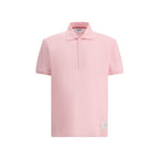 Iconic Tricolor Banded Cotton Polo Shirt