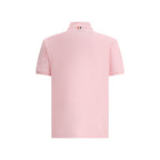 Iconic Tricolor Banded Cotton Polo Shirt