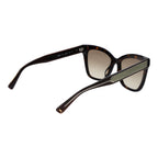 Brown Acetate Square Sunglasses