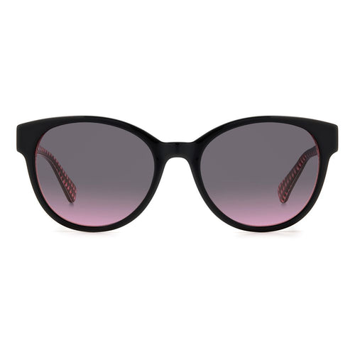 Nathalie GS807 55mm Black Acetate Sunglasses