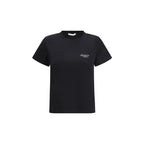 Black Cotton Logo-Print T-Shirt