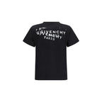 Black Cotton Logo-Print T-Shirt