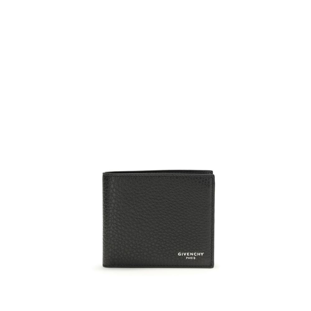 Black Grained Calfskin Bifold Wallet