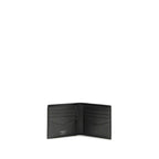 Black Grained Calfskin Bifold Wallet