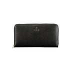 Nero Leather Camelia XL Zip Around Wallet
