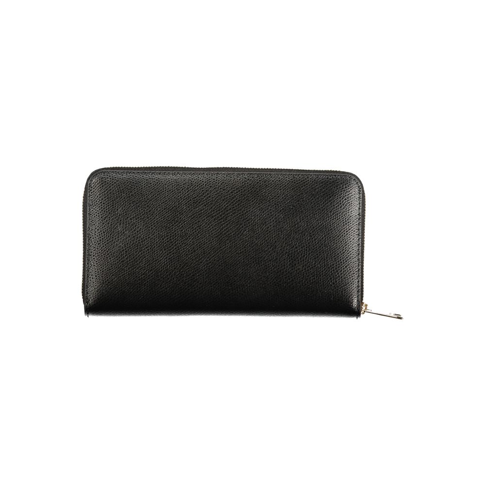 Nero Leather Camelia XL Zip Around Wallet