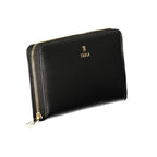 Nero Leather Camelia XL Zip Around Wallet
