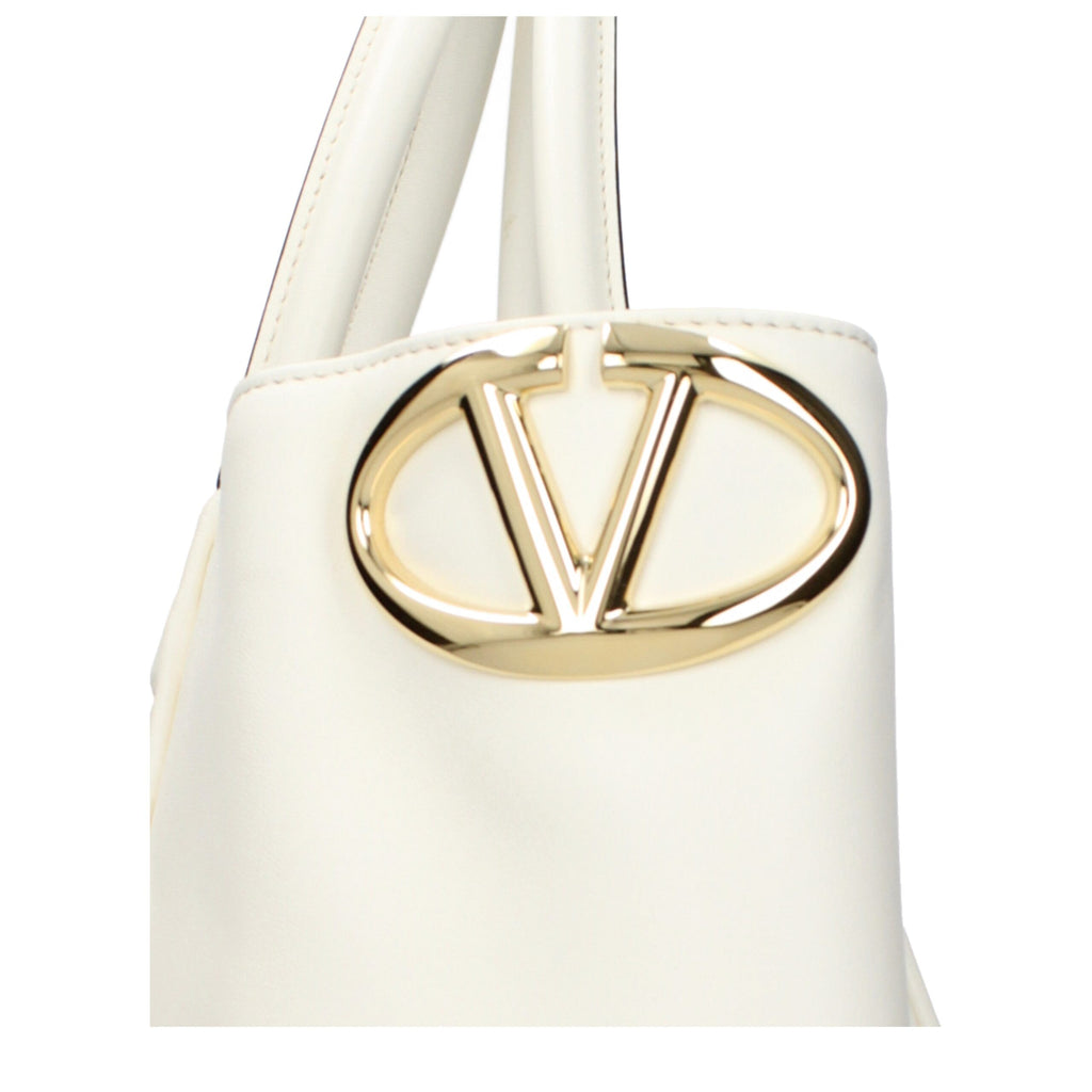 Beige Leather Handbag
