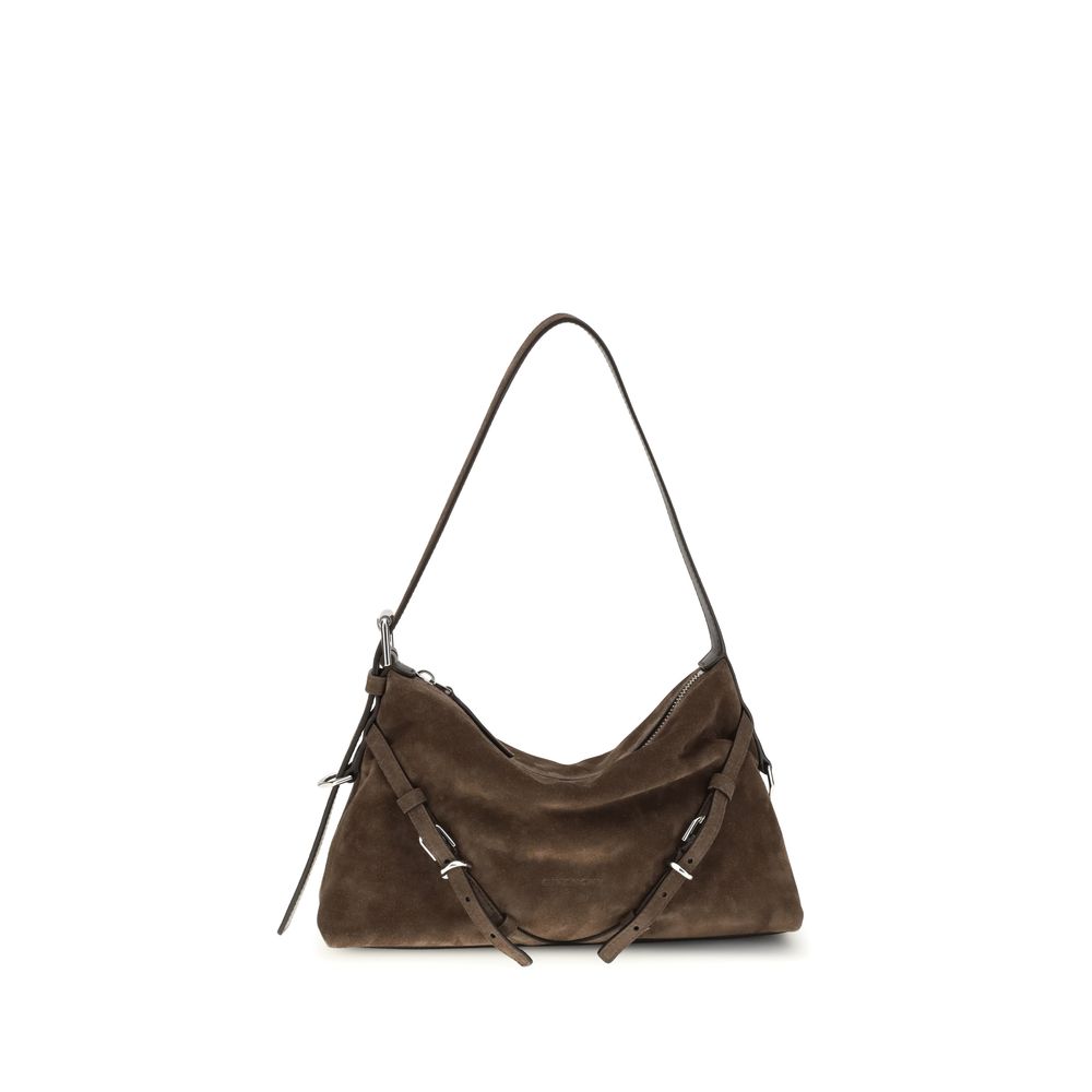 Mini Voyou Brown Calf Leather Shoulder Bag