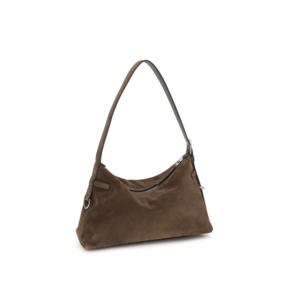 Mini Voyou Brown Calf Leather Shoulder Bag
