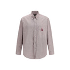 Burgundy Oxford Cotton Oversize Shirt