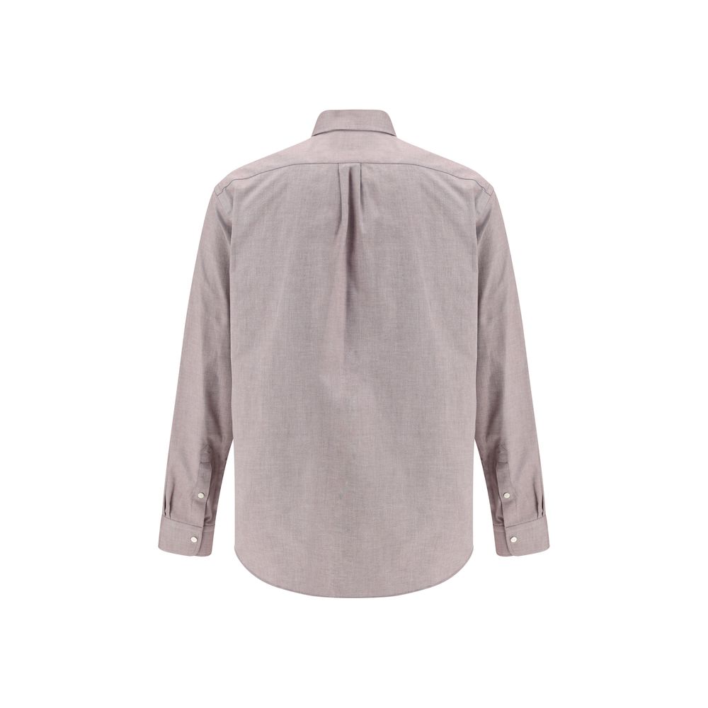 Burgundy Oxford Cotton Oversize Shirt