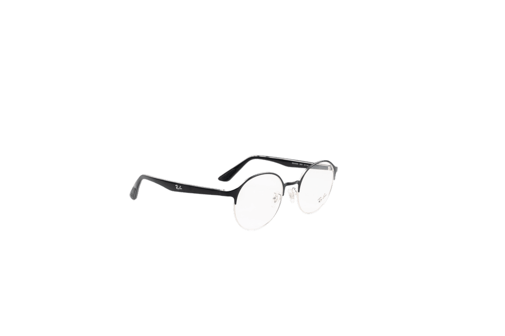 Round Optical Frame RB6459D-C2861-51-F-S.BK/SL